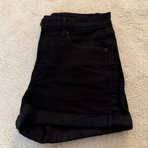 Old Navy Black High-Rise Shorts